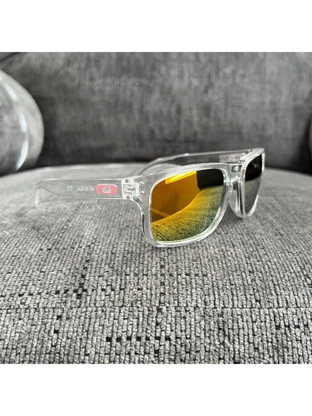 Oakley Holbrook Sunglasses 009102 Reflective Gold Lenses - Picture 4 of 12